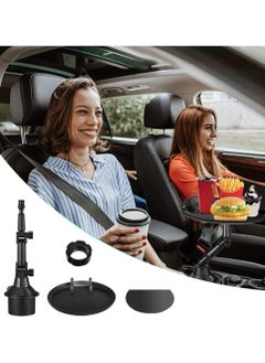 Adjustable Car Trays for Eating Enjoy Meal and Snack to Keep Car Clean Cup Holder Tray for Car with Phone Holder Wide Car Food Trays