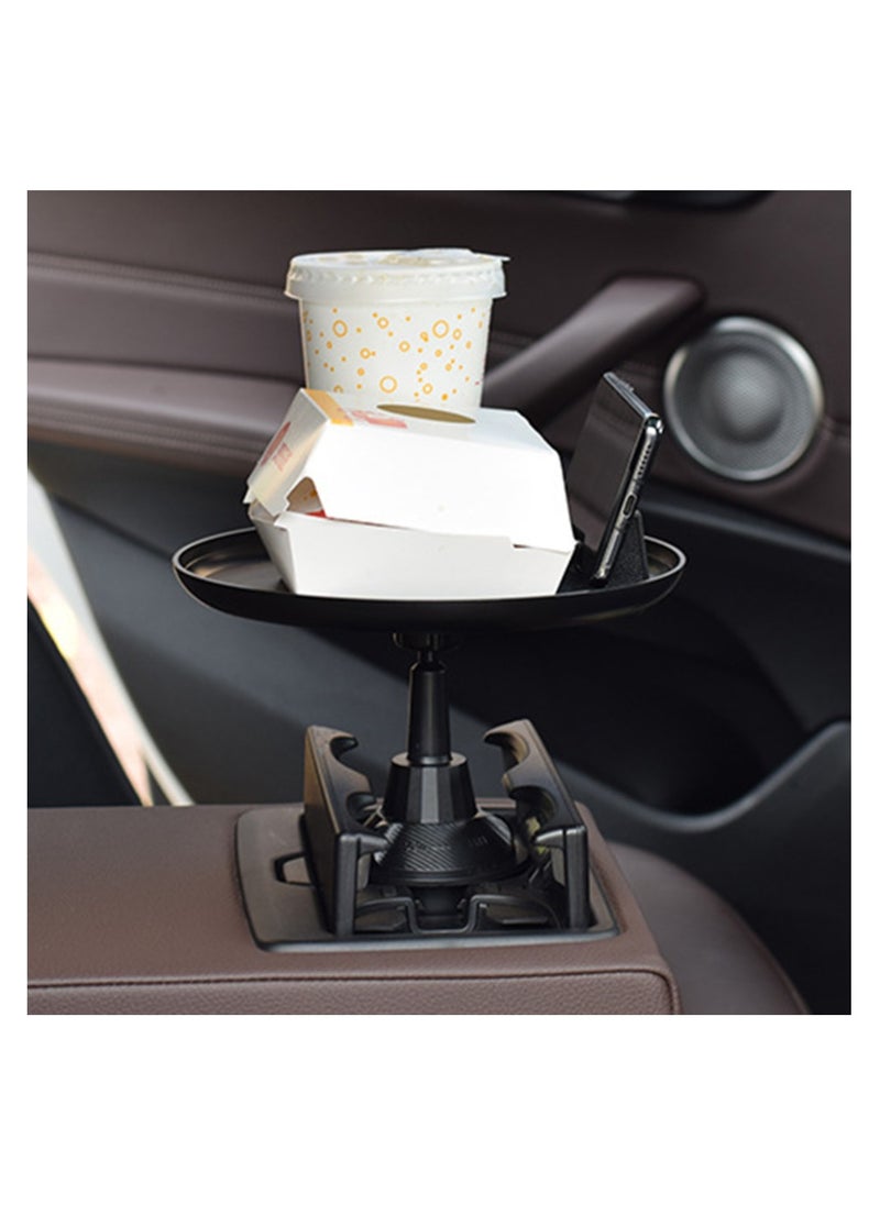 Generic - Adjustable Car Trays for Eating Enjoy Meal and Snack to Keep Car Clean Cup Holder Tray for Car with Phone Holder Wide Car Food Trays - Image 1