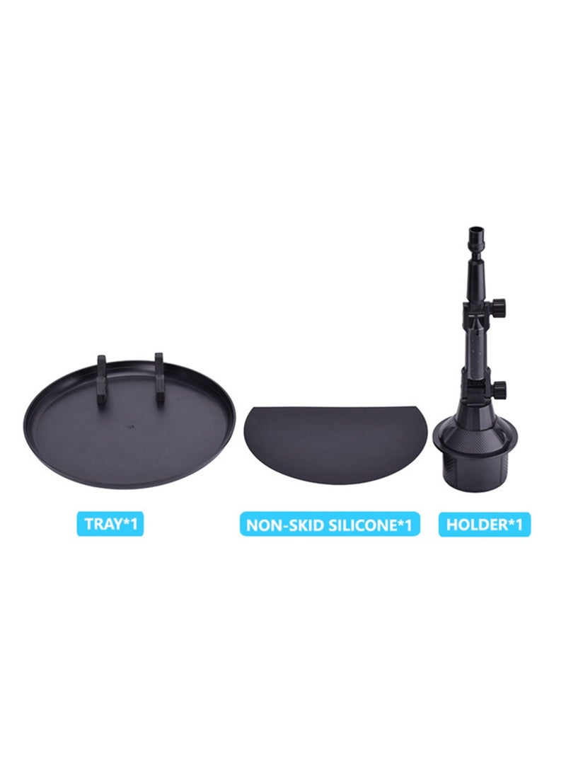 Generic - Adjustable Car Trays for Eating Enjoy Meal and Snack to Keep Car Clean Cup Holder Tray for Car with Phone Holder Wide Car Food Trays - Image 1