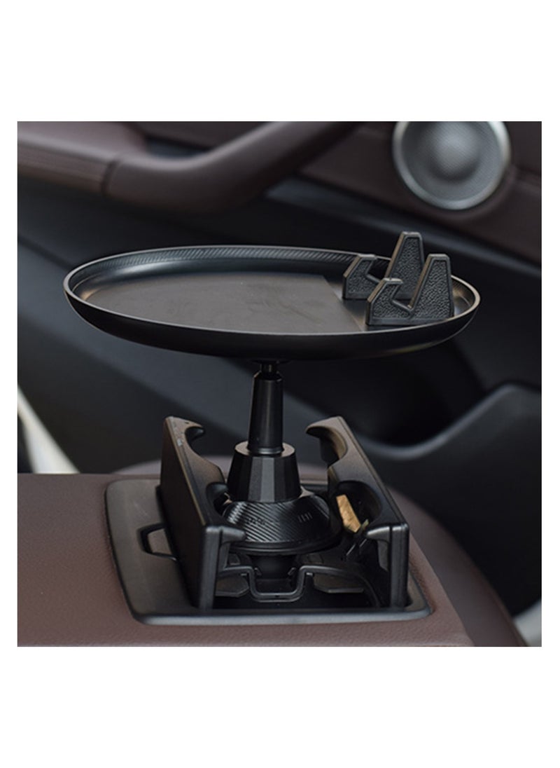 Generic - Adjustable Car Trays for Eating Enjoy Meal and Snack to Keep Car Clean Cup Holder Tray for Car with Phone Holder Wide Car Food Trays - Image 1