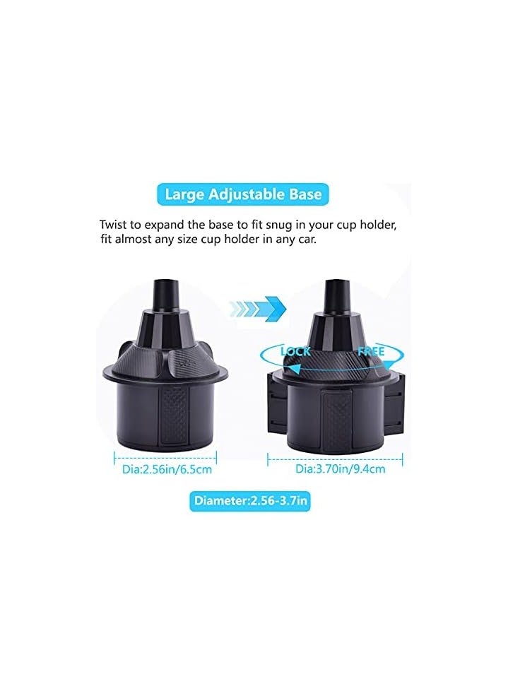Generic - Adjustable Car Trays for Eating Enjoy Meal and Snack to Keep Car Clean Cup Holder Tray for Car with Phone Holder Wide Car Food Trays - Image 1