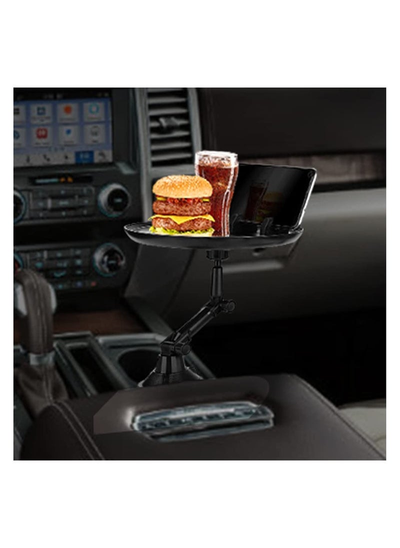 Generic - Adjustable Car Trays for Eating Enjoy Meal and Snack to Keep Car Clean Cup Holder Tray for Car with Phone Holder Wide Car Food Trays - Image 1
