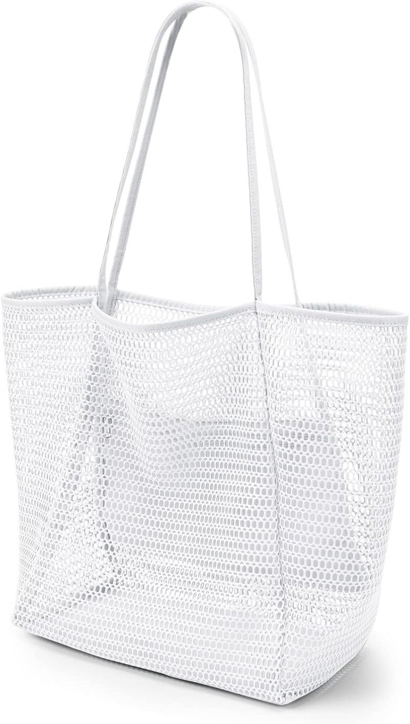 Oversized Beach Tote: 35L Capacity Anti-tear Nylon Foldable Tote - Quick Dry Machine Washable Multi-pocket Utility Tote for Beach Picnic Vacation Outdoor Travel - Image 2