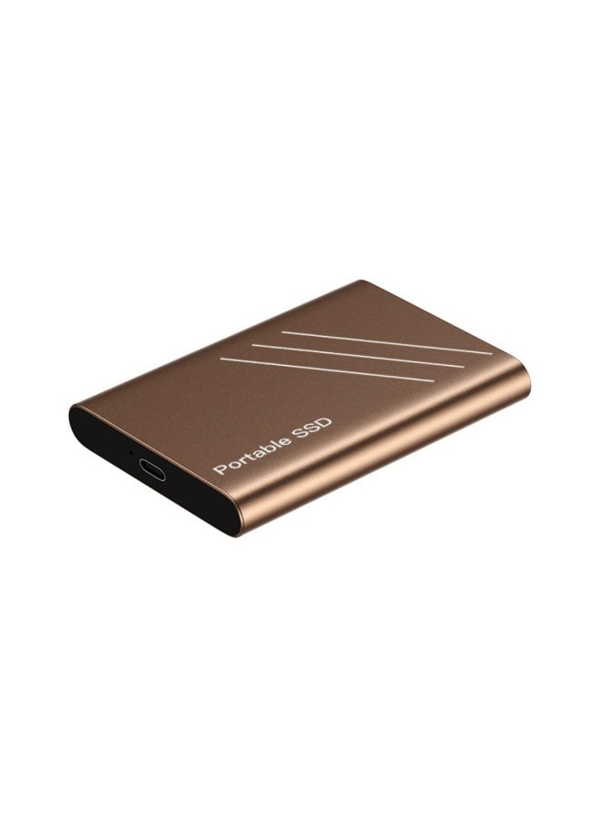 Hot Mobile Solid-state Hard Disk Expansion Upgrade 1T2TB Ultra-large Capacity SSD Laser-free LOGO-Capacity:1TB-Interface:Gold - Image 3