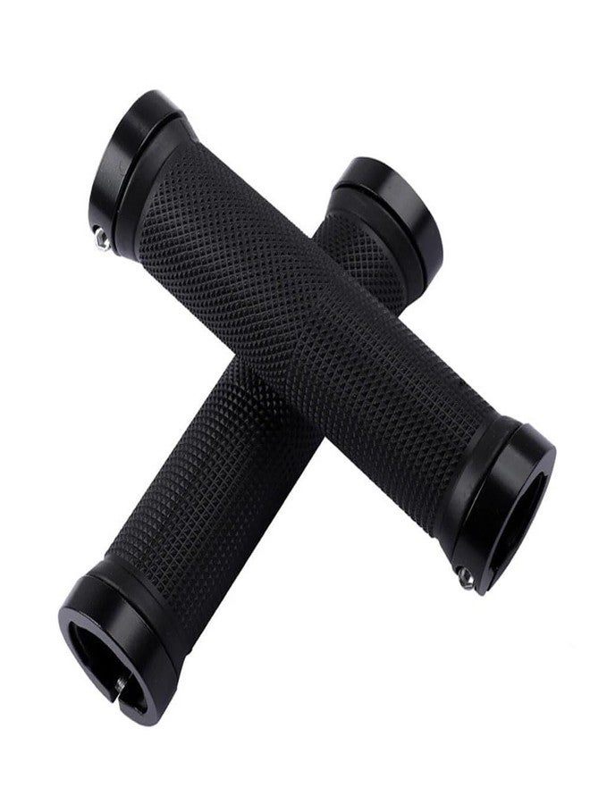 DCZ Bicycle Components Cycling Lock-on Anti-Slip Bicycle Handle Grips (Black) - Image 2