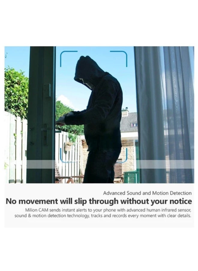 كروني كاميرا كروني Yn90 Pro 4g الشمسية - 3 ميجابكسل، دوران 360 درجة، تسجيل 24 ساعة، بطارية 10400 مللي أمبير، مقاومة للماء IP67، صوت ثنائي الاتجاه، اتصال بالتطبيق - Image 4