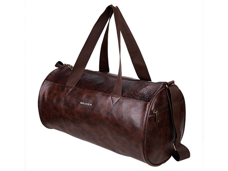 Killer Royal PU 21 Litre Stylish Brown Gym Bag - Image 4