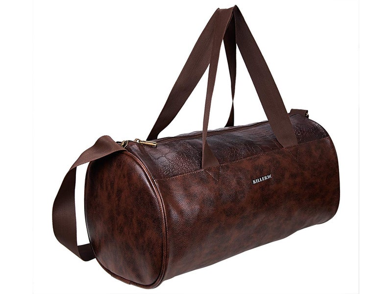 Killer Royal PU 21 Litre Stylish Brown Gym Bag - Image 1