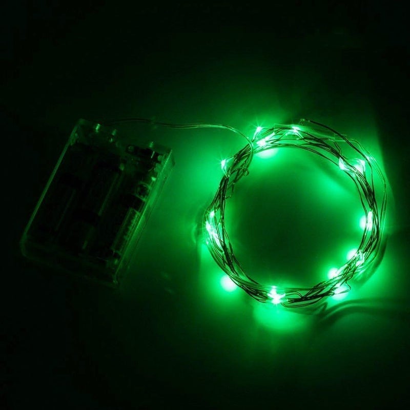 ANJAYLIA Fairy Lights, 10Ft/3M 30leds Bright Light St. Patrick's Day Decorations Lights(Green) - Image 3