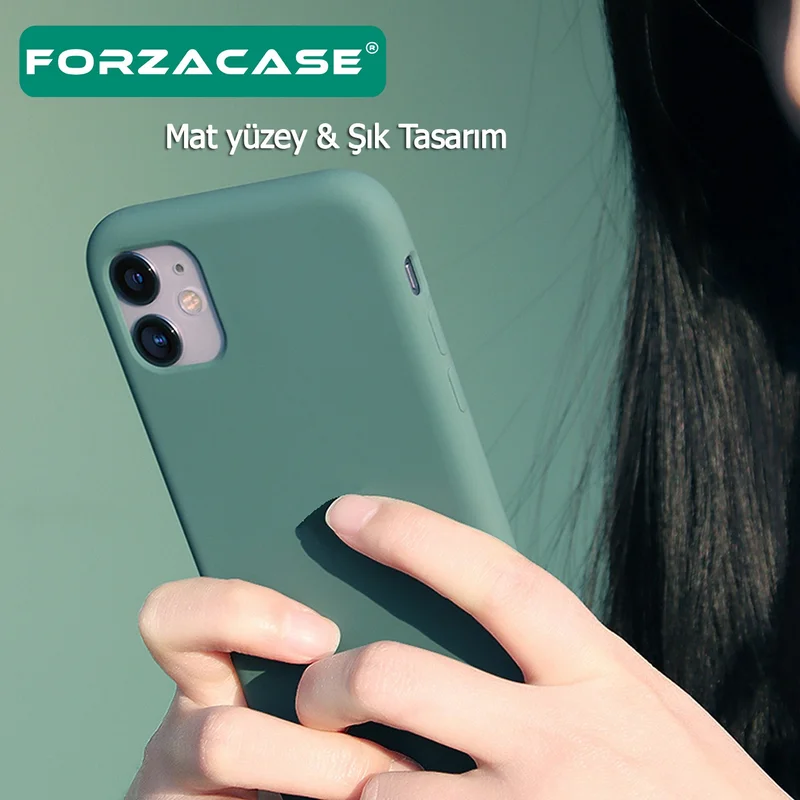 Forzacase iPhone 14 Pro Max Compatible Liquid Series Velvet Launch Silicone Case