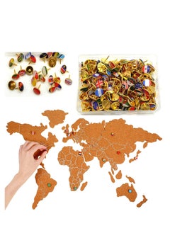 200pcs National Flag Push Pins for Board | Thumb Tacks With World Travel Map Cork Board Set | PushPins for Notice Board, Bulletin Board, Map, Office - pzsku/Z99FD7537EB8181B54034Z/45/_/1719979075/d18a8f77-abec-491f-a63c-eda8f8250648