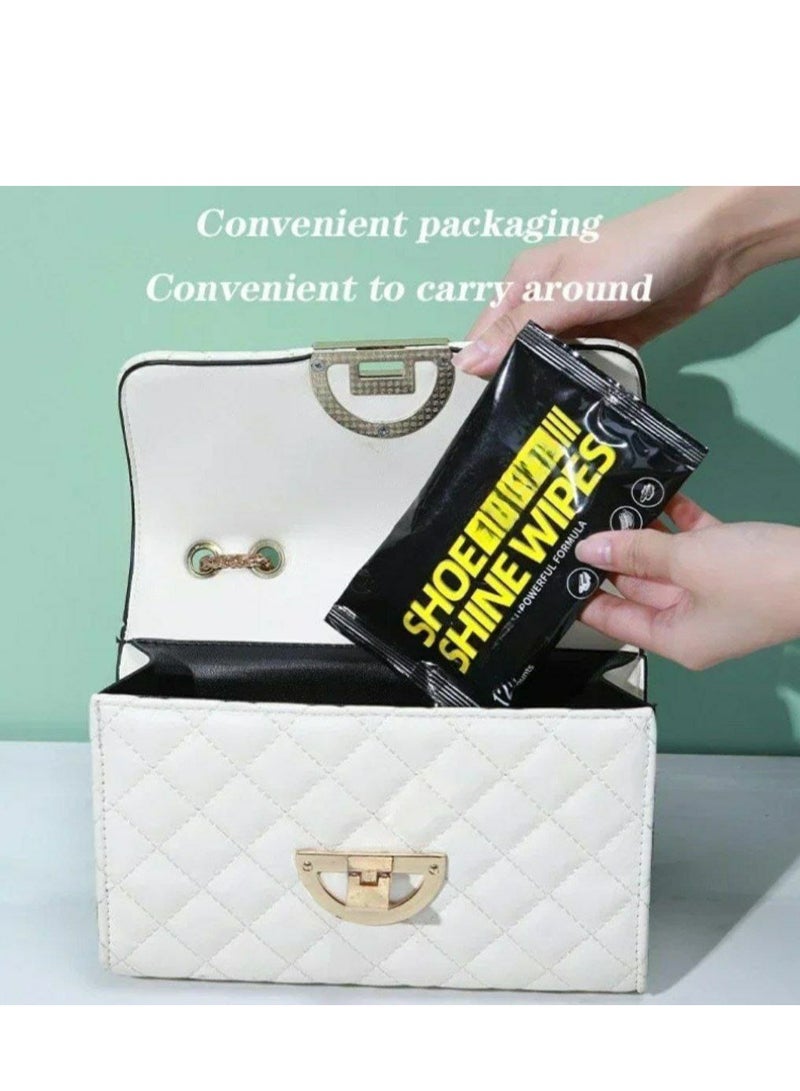 Shoe Cleaner Wipes 80 Pcs Portable Sneakers Cleaner Shoe Wipes Quickly Remove Dirt & Stains, Sneakers Cleaning Kit for Most Footwear Pack of 1  - Image 3