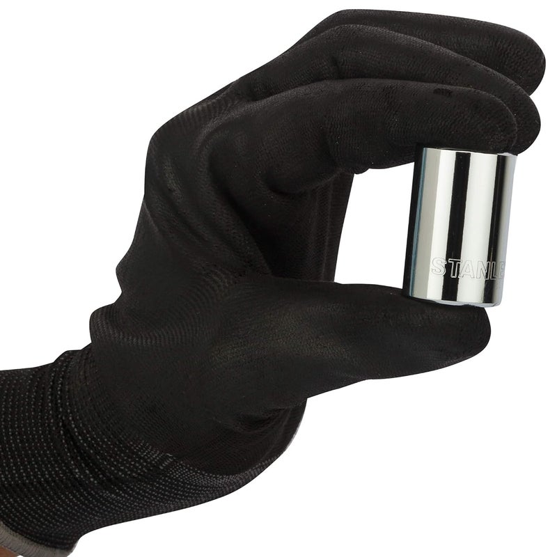 Stanley STANLEY 188740 Chrome Vanadium Steel 6 Point Standard Socket 12 inch 18 mm Silver  - Image 4