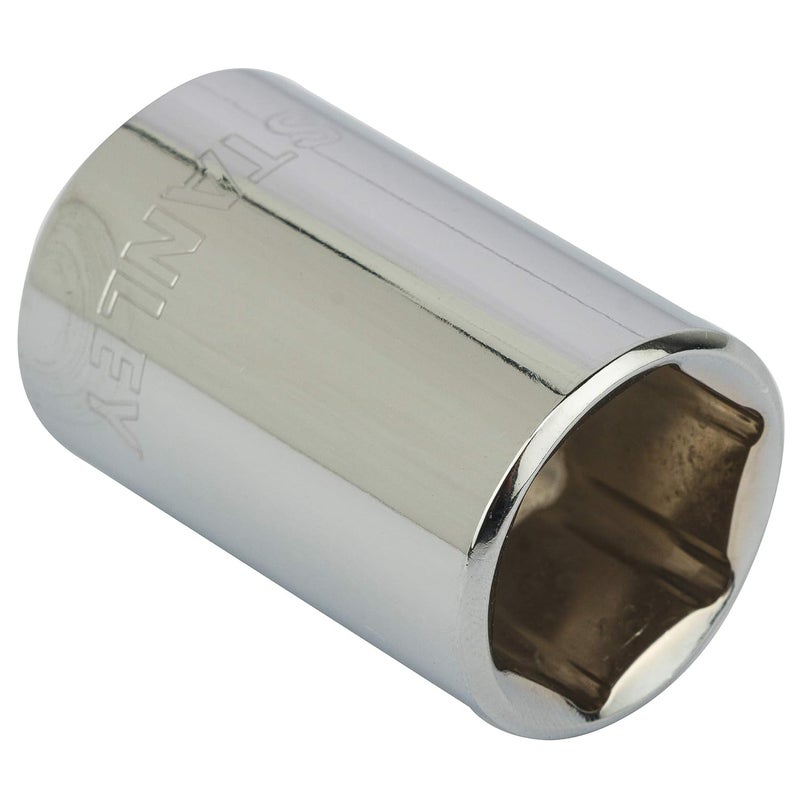 Stanley STANLEY 188740 Chrome Vanadium Steel 6 Point Standard Socket 12 inch 18 mm Silver  - Image 3