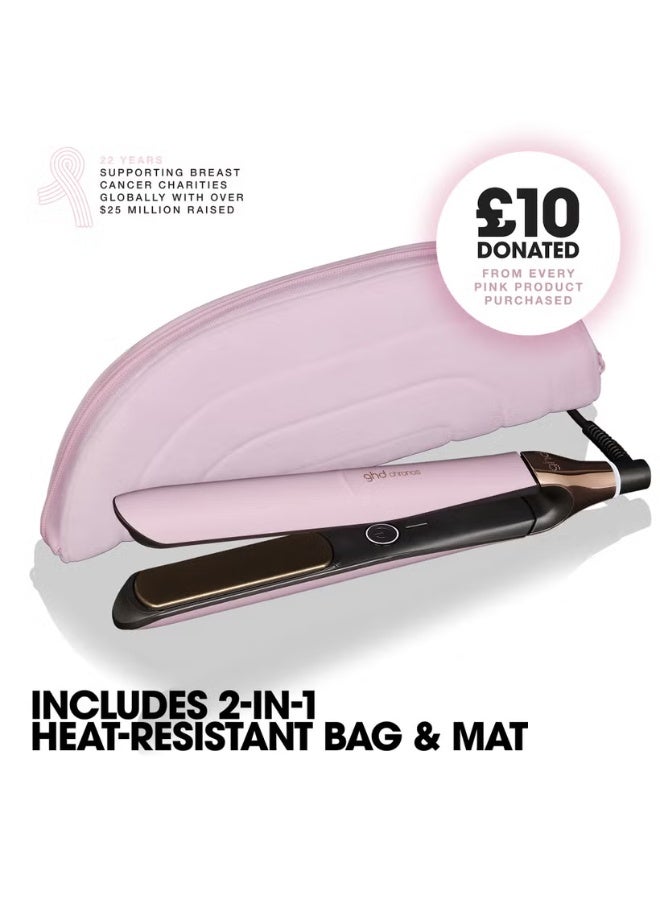 مكواة فرد الشعر الخيرية كرونوس من جي إتش دي - إصدار محدود باللون الوردي - Image 2