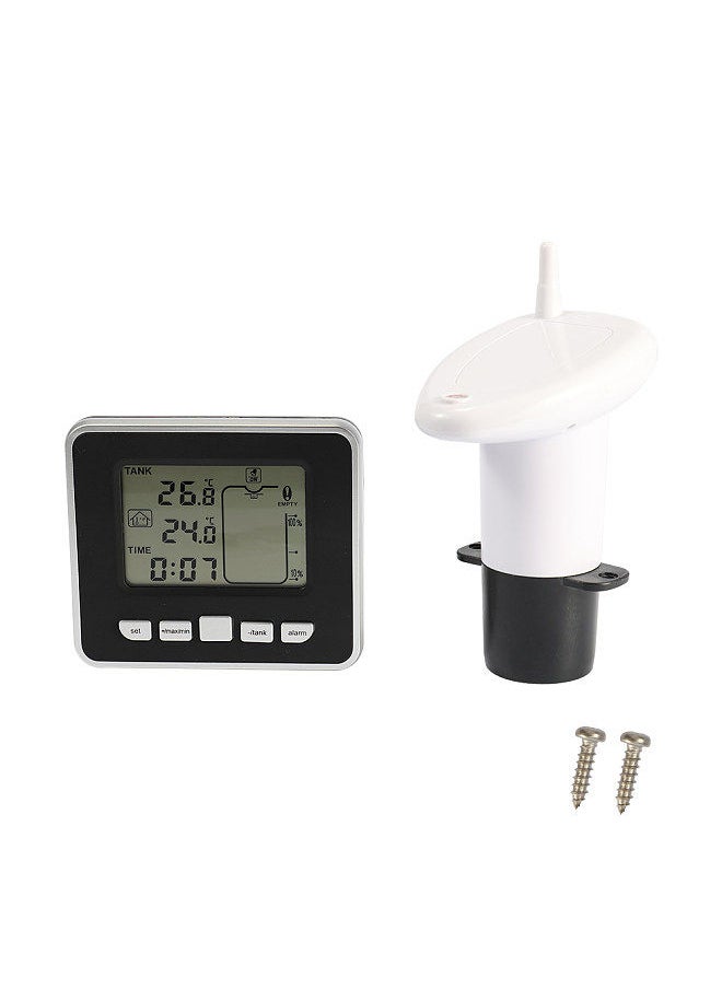 Generic - Ultrasonic Water Tank Liquid Depth Level Meter Sensor with LCD Display - Image 1