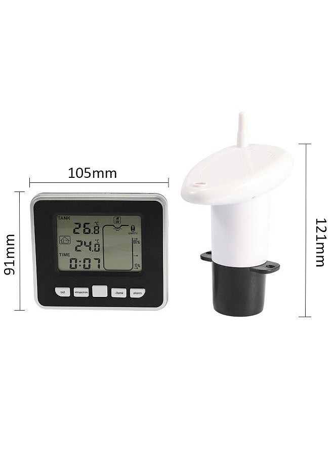 Generic - Ultrasonic Water Tank Liquid Depth Level Meter Sensor with LCD Display - Image 1