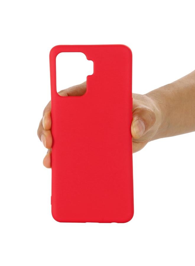 اس-توب جراب لهاتف OPPO A94 / Reno5 F / F19 Pro، جراب سيليكون سائل بلون نقي مقاوم للصدمات بتغطية كاملة - Image 4