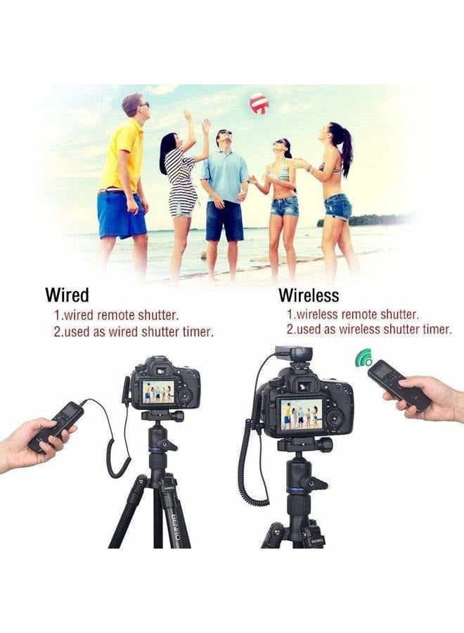 PHOLSY Wireless Timer Remote Control with Intervalometer and HDR N8 N10 Shutter Remote Release Cord for Nikon Fujifilm Kodak Cameras - Image 4