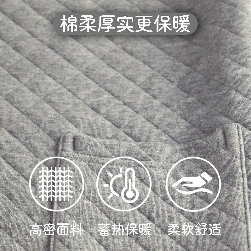 Winter Plus Cotton Nursing Clothes For Paralyzed Elderly Patients With Surgical Fracture Convenient To Wear And Take Off Zipper Full Opening Dialysis Chemotherapy Clothes - Image 4