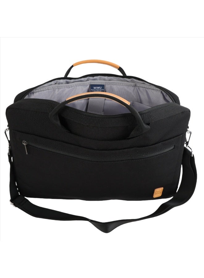ميدي حقيبة يد لابتوب ويوو بايونير برو - اللون الأسود - مقاس 15.6/16.2 بوصة بوصة - Image 2