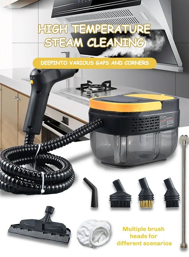 ايتي لايف منظف ​​بخاري محمول، جهاز بخاري مضغوط بقوة 2500 واط للتنظيف، جهاز بخاري متعدد الأغراض للمنزل، جهاز بخاري عالي الضغط 3 بار، منظف بخاري محمول للمطبخ والحمام والبلاط - Image 3