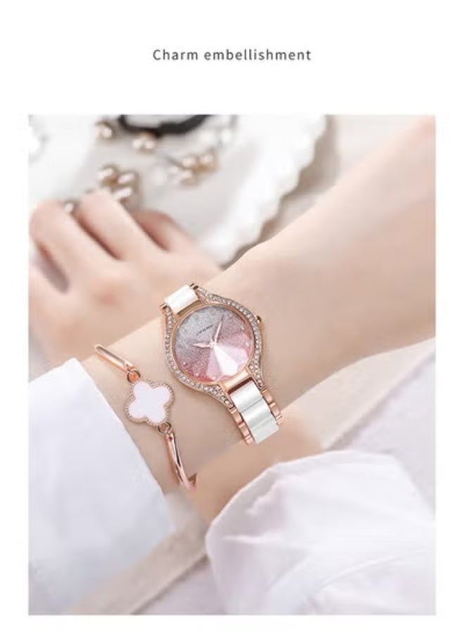 Sinobi Women's Starry Sky Gradient Glitter Quartz Watch - Image 3