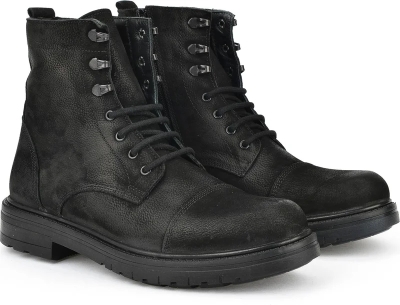 زيا , Men's Boots 1431040ZK18002 Black