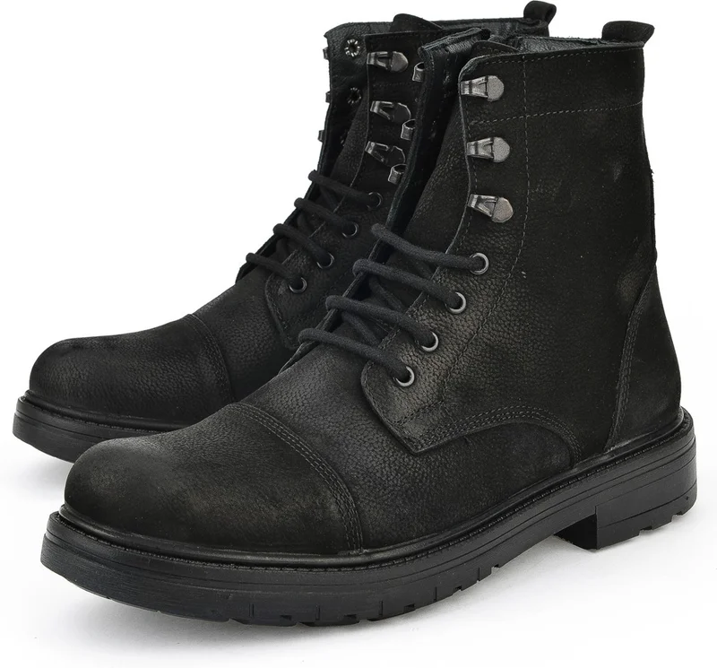 زيا , Men's Boots 1431040ZK18002 Black