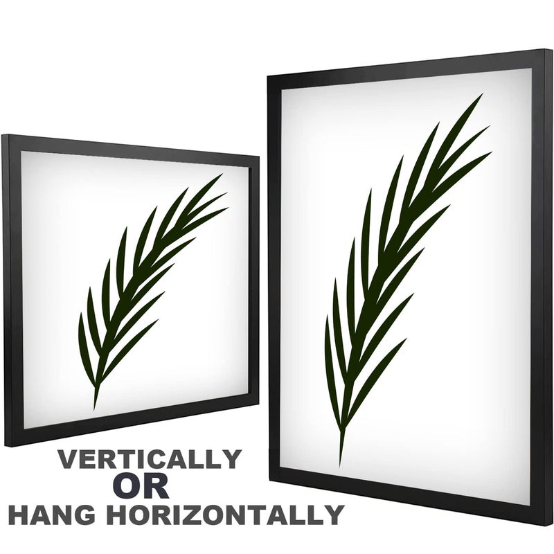 NAOKBOEE 12x12 Picture Frame in Black - Horizontal and Vertical Formats for Wall - Photo Frames with Shatter Resistant Plexiglass - Image 4