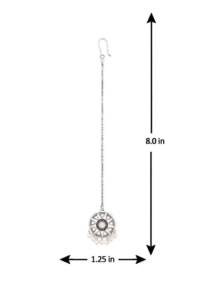 VOYLLA Amaira Spokes and Wheels Maang Tika