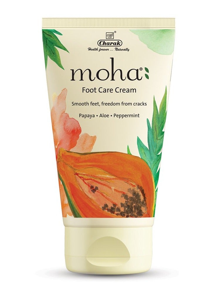 moha Moisturizing Lotion 200 ml with Foot Care Cream 50 ml Combo Foot Care Cream For Rough Dry and Cracked Heel Moisturizing Lotion Deeply Moisturises the Skin For Women and Men - Image 2
