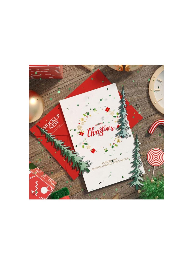 Generic - Christmas Tree Metal Die Cuts Narrow Pine Trees Cutting Dies Xmas Tree Embossing Stencil Template for Card Making DIY Scrapbooking Paper Craft Album Stamps Decor - Image 1