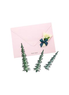 Christmas Tree Metal Die Cuts Narrow Pine Trees Cutting Dies Xmas Tree Embossing Stencil Template for Card Making DIY Scrapbooking Paper Craft Album Stamps Decor