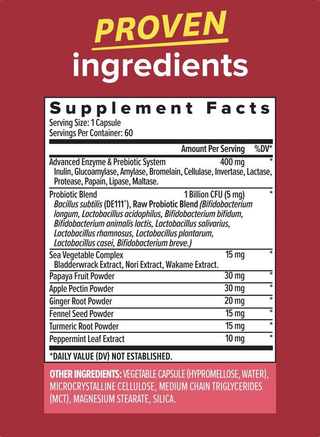 Zenwise Health Probiotics for Women - Digestive Enzymes for Bloating Relief, Vaginal Health, and Gut Flora Health, Daily Women Probiotic & Prebiotic Supplement for Digestive Health - 60 CT - Image 5