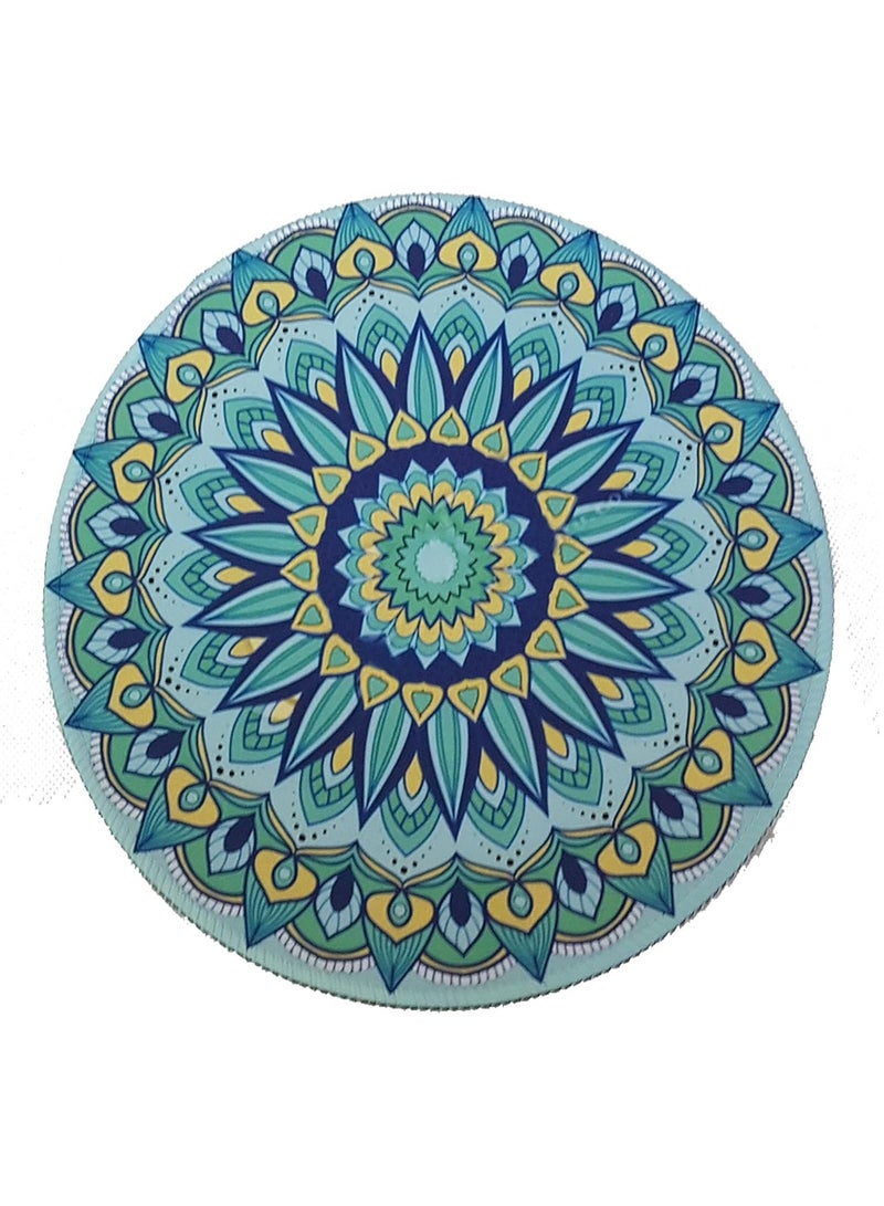 Cute Famous Art Mouse Pad for Wireless Mouse Faux Leather by Iggy Wolf 1pc