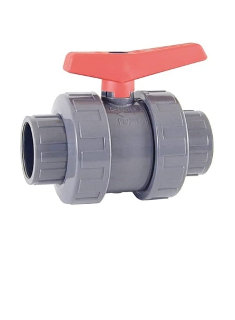 تجهيزات أنابيب إمداد المياه الثقيلة من Cepex PVC لحمام السباحة والزراعة والري والسباكة التجارية (1/2 بوصة ، صمام الاتحاد الكروي (مضاد للكتلة)) - Image 1