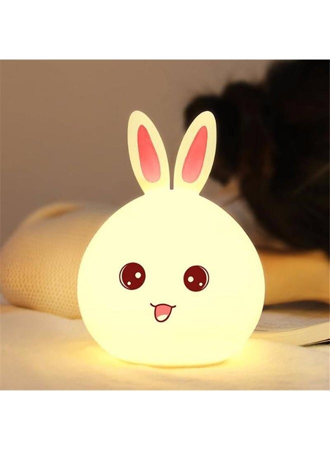 NIBEMINENT Rabbit Shaped LED Light Beige 4.45 x 5.12 7.16inch - Image 2