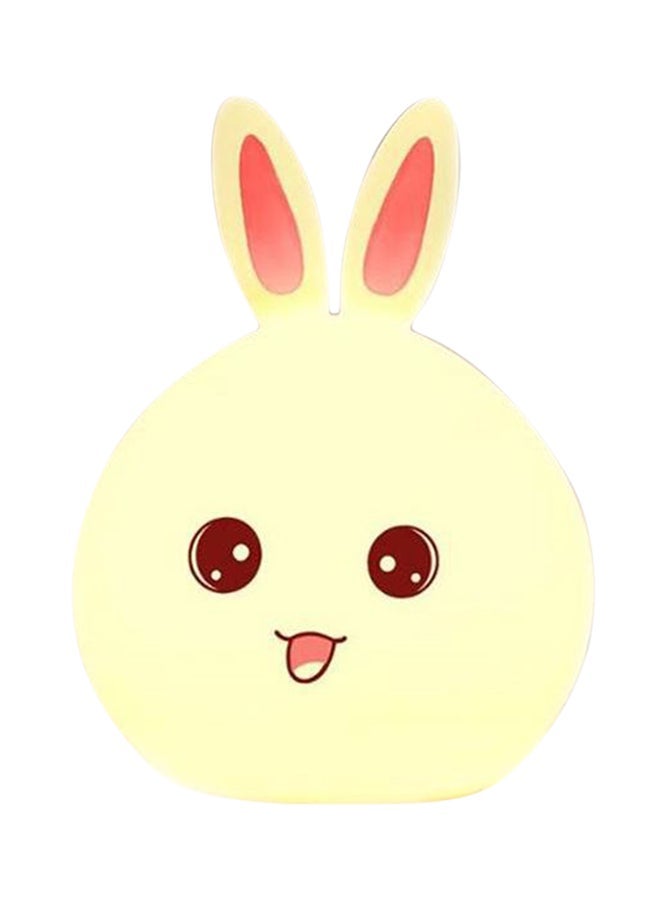 NIBEMINENT Rabbit Shaped LED Light Beige 4.45 x 5.12 7.16inch - Image 1