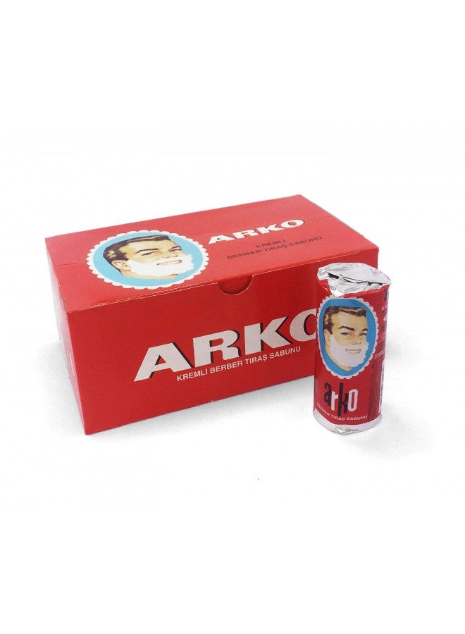 Arko Shaving Cream Soap Stick - 12 Pieces by EVYAP - Image 1