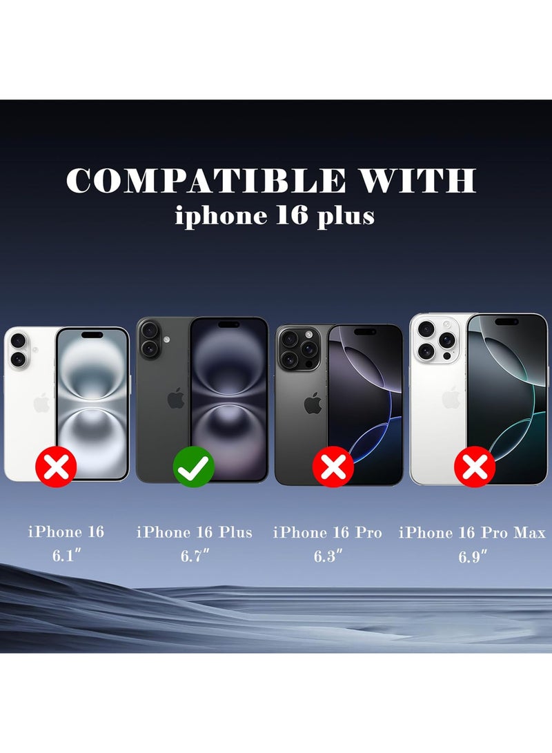 ملبوس زجاج مقسى 2 قطعة compatible with iPhone 16 Plus واقي شاشة الخصوصية [مضاد للتجسس] [مضاد للخدش] [صلابة 9H] زجاج مقسى لـ iPhone 16 Plus بحجم 6.7 إنش - Image 3