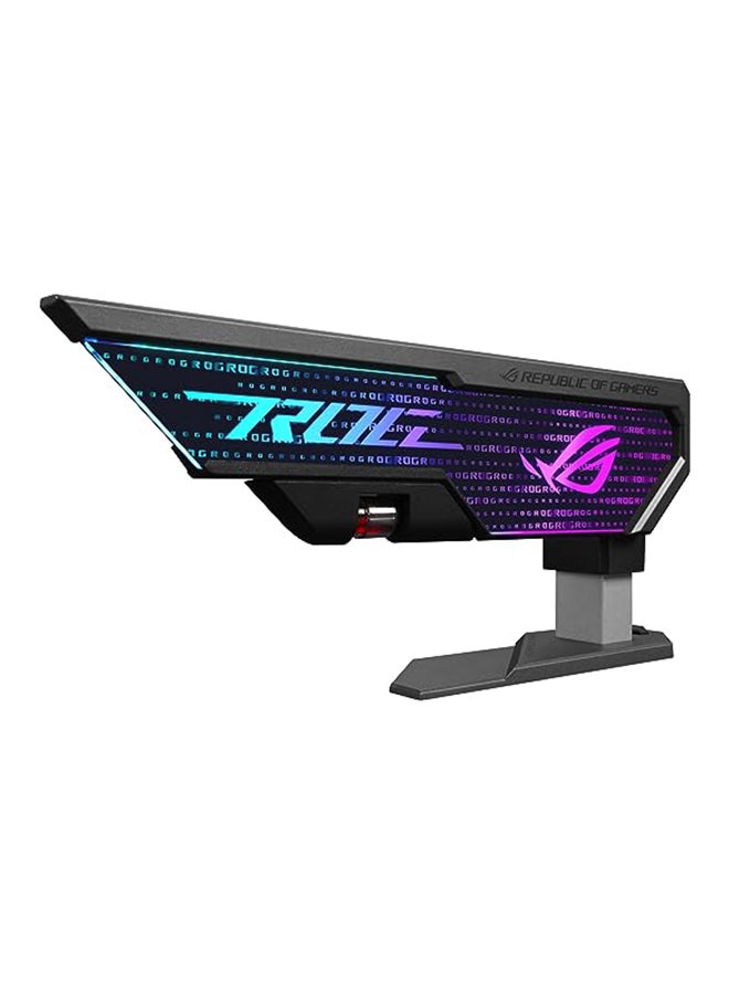 ASUS ROG Herculx Graphics Card Anti-Sag Holder Bracket (Solid Zinc Alloy Construction, Easy Toolless Installation, Included Spirit Level, Adjustable Height, Wide Compatibility, Aura Sync RGB) - Image 2