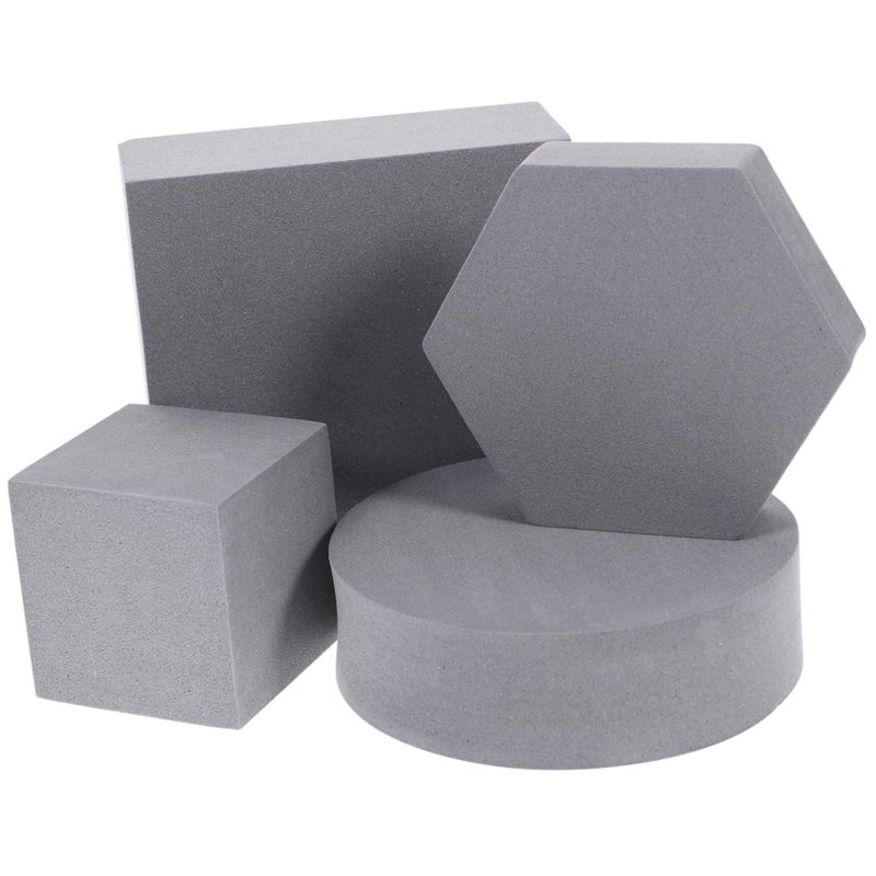 Grey Cube Photography Props Set For Makeup Jewelry Cosmetics Easy To Carry - Image 2