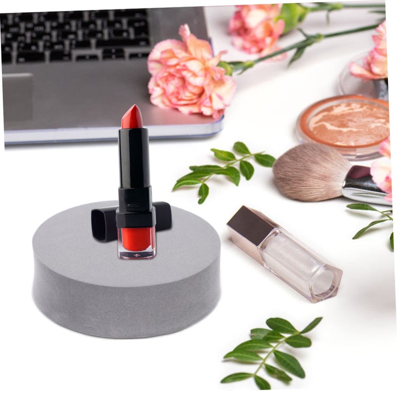 Grey Cube Photography Props Set For Makeup Jewelry Cosmetics Easy To Carry - Image 4
