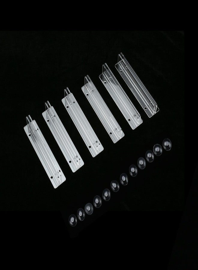 CLarellara Acrylic Fish Tank Divide75/125Gallon Tank Divider,Adjustment Clear Fish Tank Separator Set with Suction Cups (75/125Gallon) - Image 2