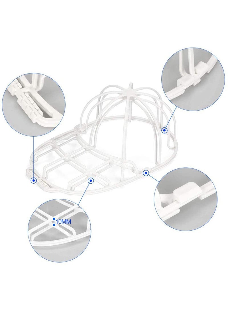 Mordely Washing Machine Cap Washer, Baseball Caps, Cleaner Hat Gasket, Fits Adult/Kids Hat Gasket Frame Cage, Washing Machine Hat Protector - Image 3