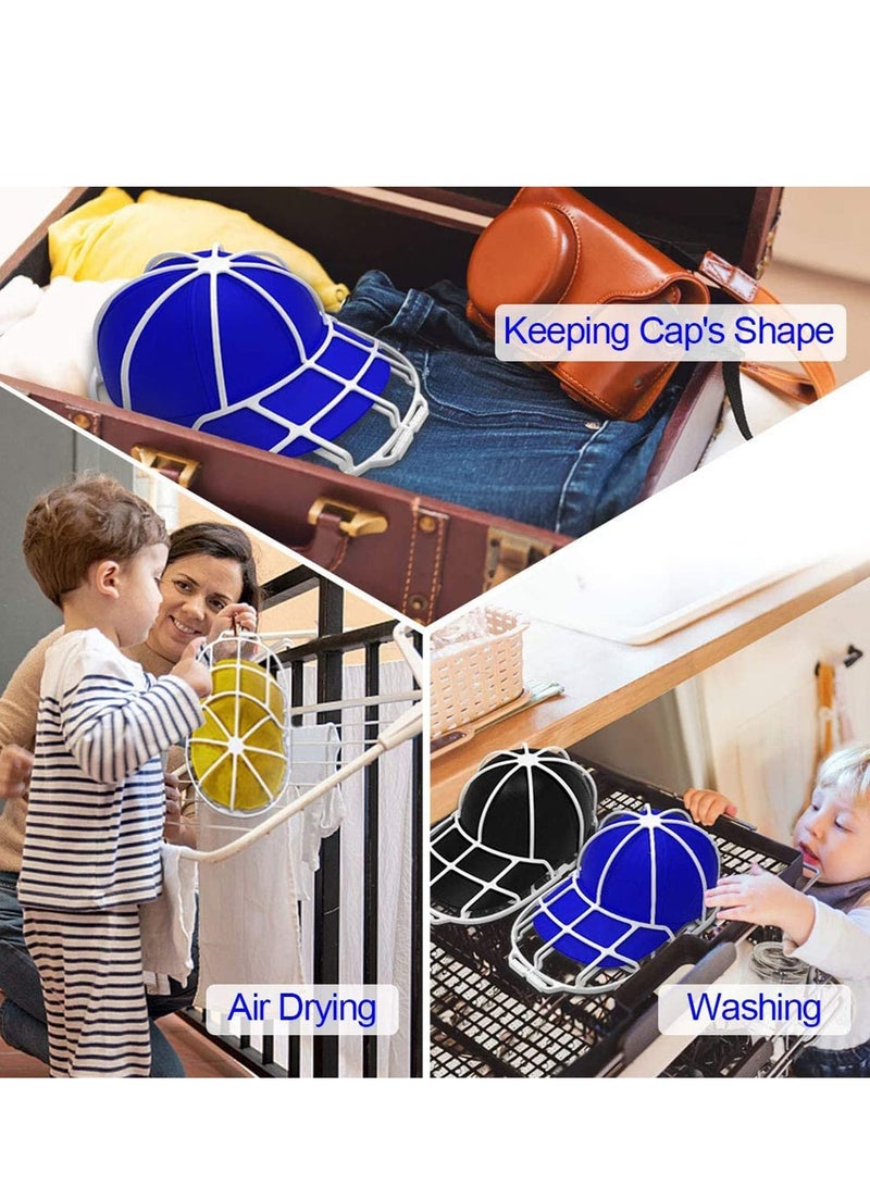 Mordely Washing Machine Cap Washer, Baseball Caps, Cleaner Hat Gasket, Fits Adult/Kids Hat Gasket Frame Cage, Washing Machine Hat Protector - Image 5