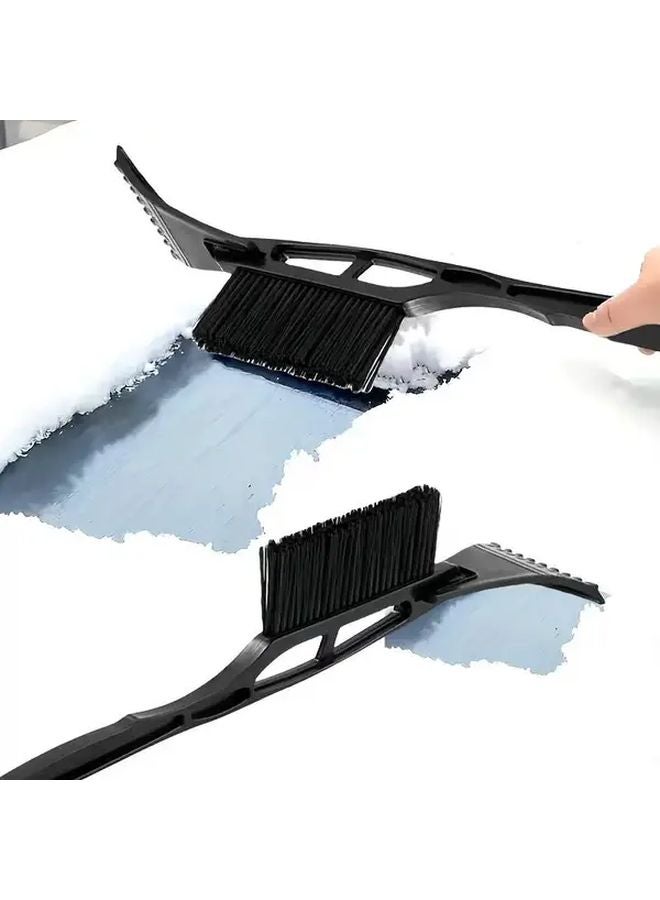 Blue Multi Functional Snow Shovel With Detachable Brush Ice Defrosting Tool - Image 2