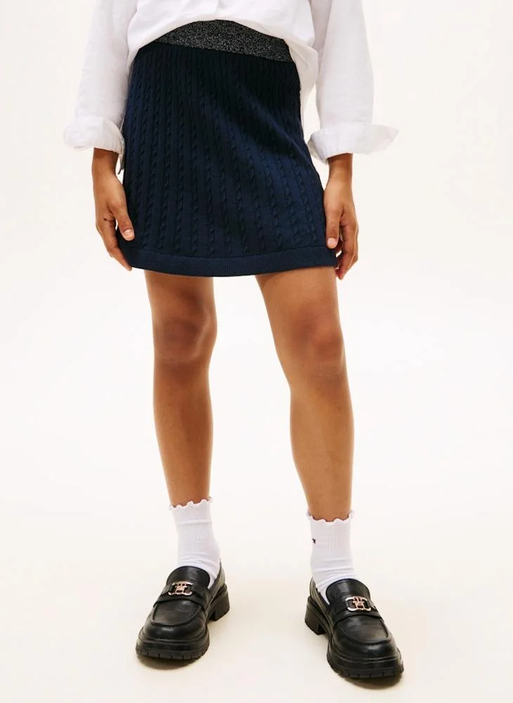 TOMMY HILFIGER Kids Mini Cable Skirt