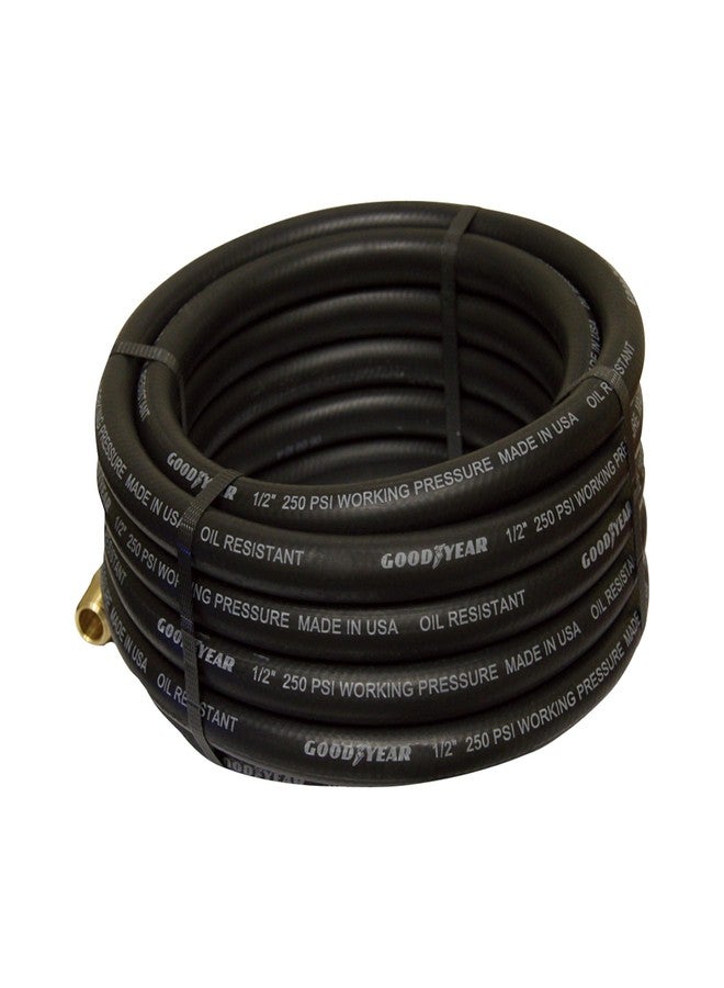 Goodyear Black Rubber Air Hose - 1/2in. x 25ft. 250 PSI, Model Number 12191 - Image 2